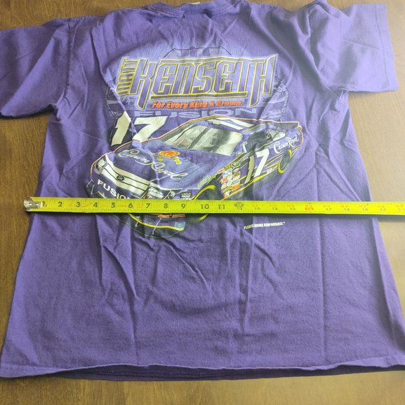 NASCAR Matt Kenseth #17 Crown Royal Double Sided TShirt Purple Size Medium - Picture 5 of 7